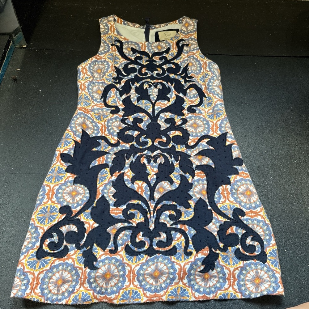 Anthropologie Blue Sheath Mini Dress for Cocktail